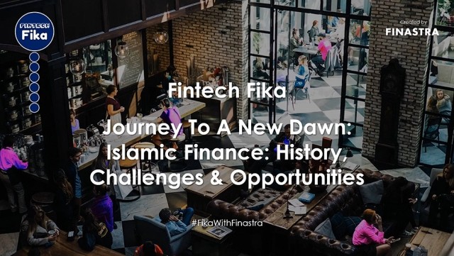 Cover image for "Journey to a new dawn - Islamic Finance: History, challenges and opportunities" webinar