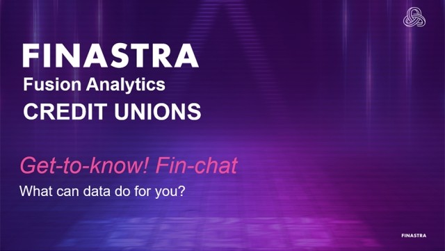 Image for "Fusion Analytics for Credit Unions. Harness the power of data." webinar